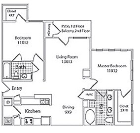 2A - Lexington 1408 floor plan